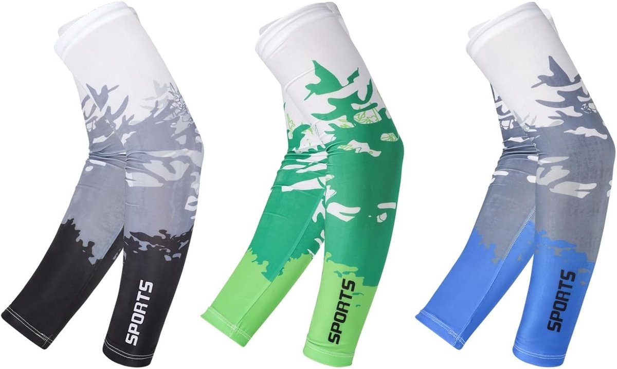 Arm Sleeves voor Mannen - UV Bescherming, Koelende Arm Covers voor Zomer, Zonnebescherming en Compressie