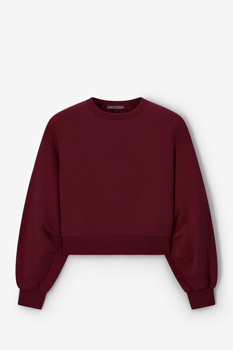 Sissy-Boy - Donkerrode oversized sweater