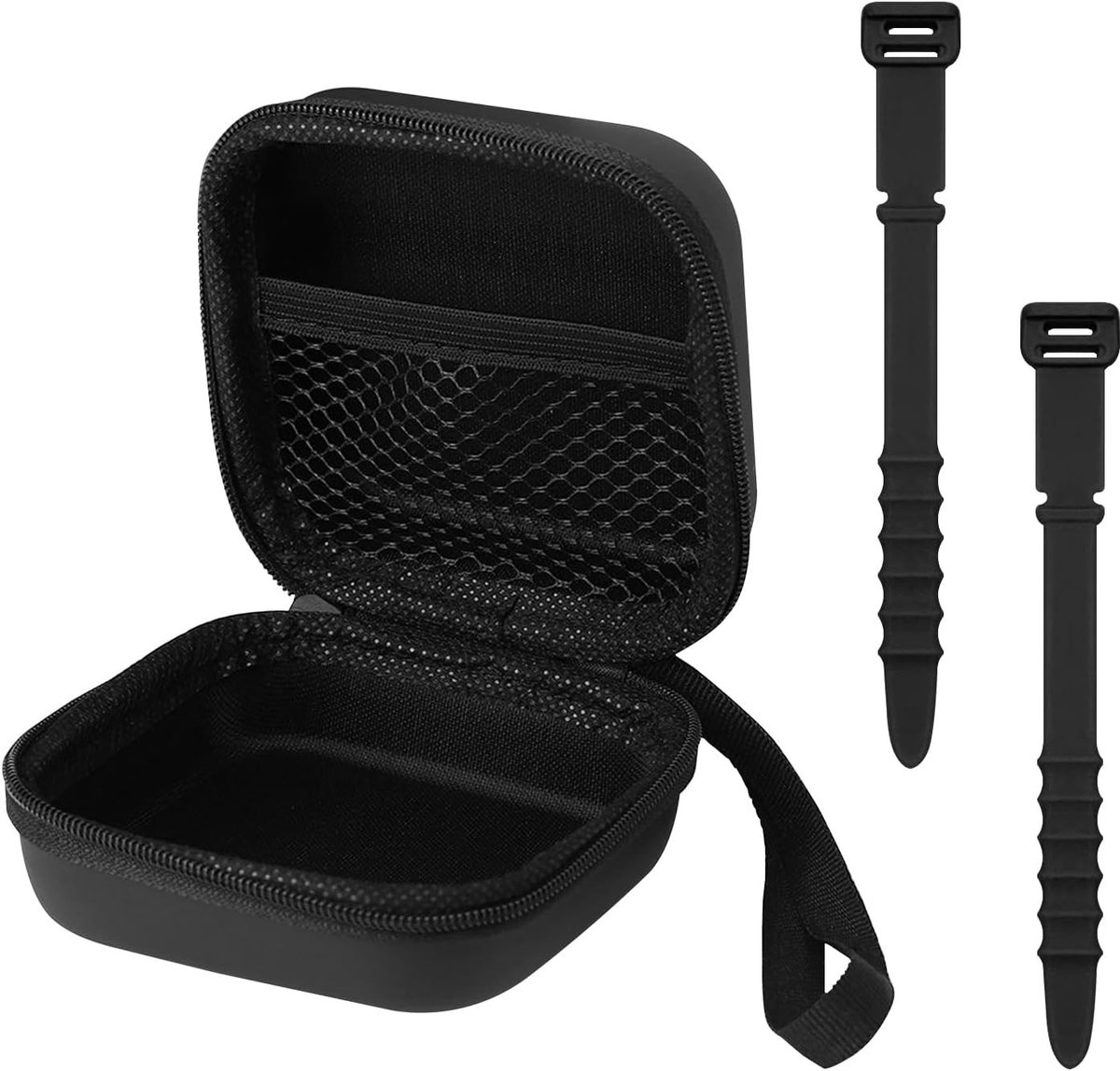 Opslagdoos met 2 Kabelorganizers - Hoofdtelefoon en Datakabel Tas, Ideaal voor Winkelen, Reizen en Buitenactiviteiten