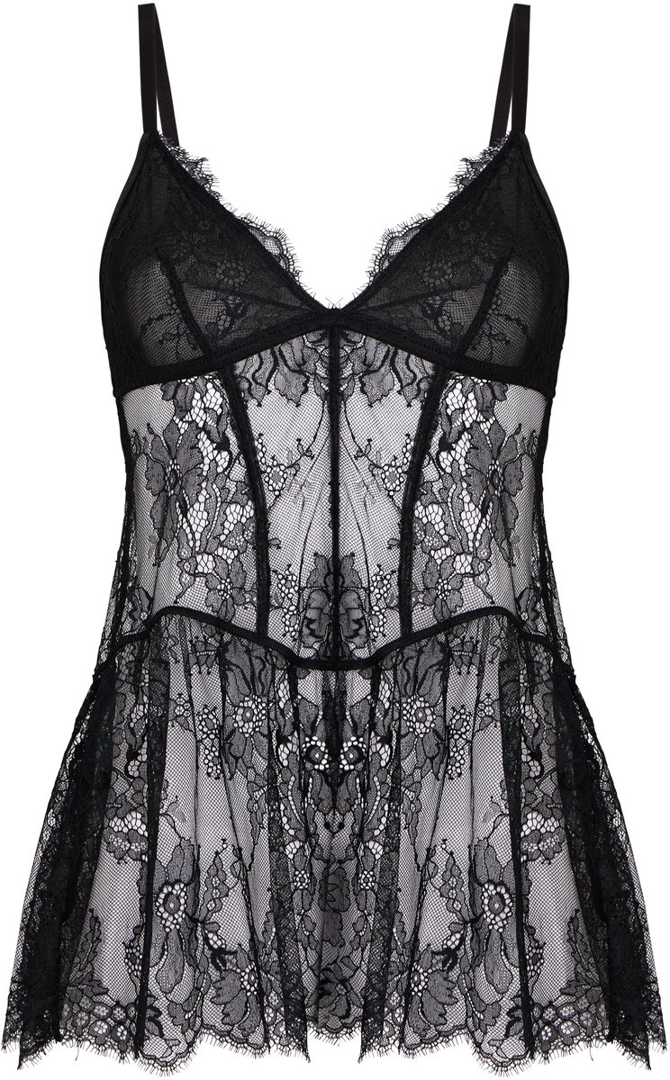 Hunkemöller Babydoll Cecilia Zwart