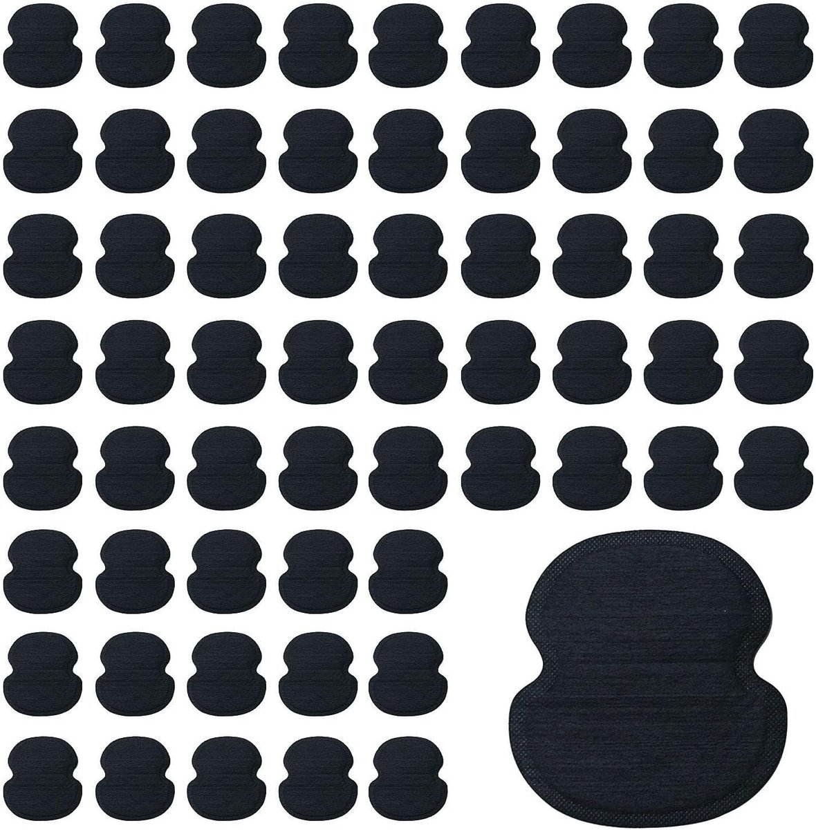 60 Stuks Absorberende Onderarm Zweetpads voor Effectieve Bescherming tegen Transpiratie