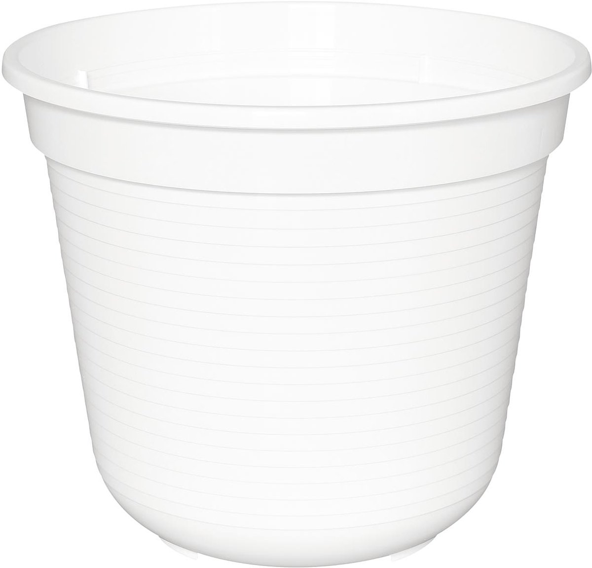 Geli bloempot STANDARD wit 20 cm - kunststof
