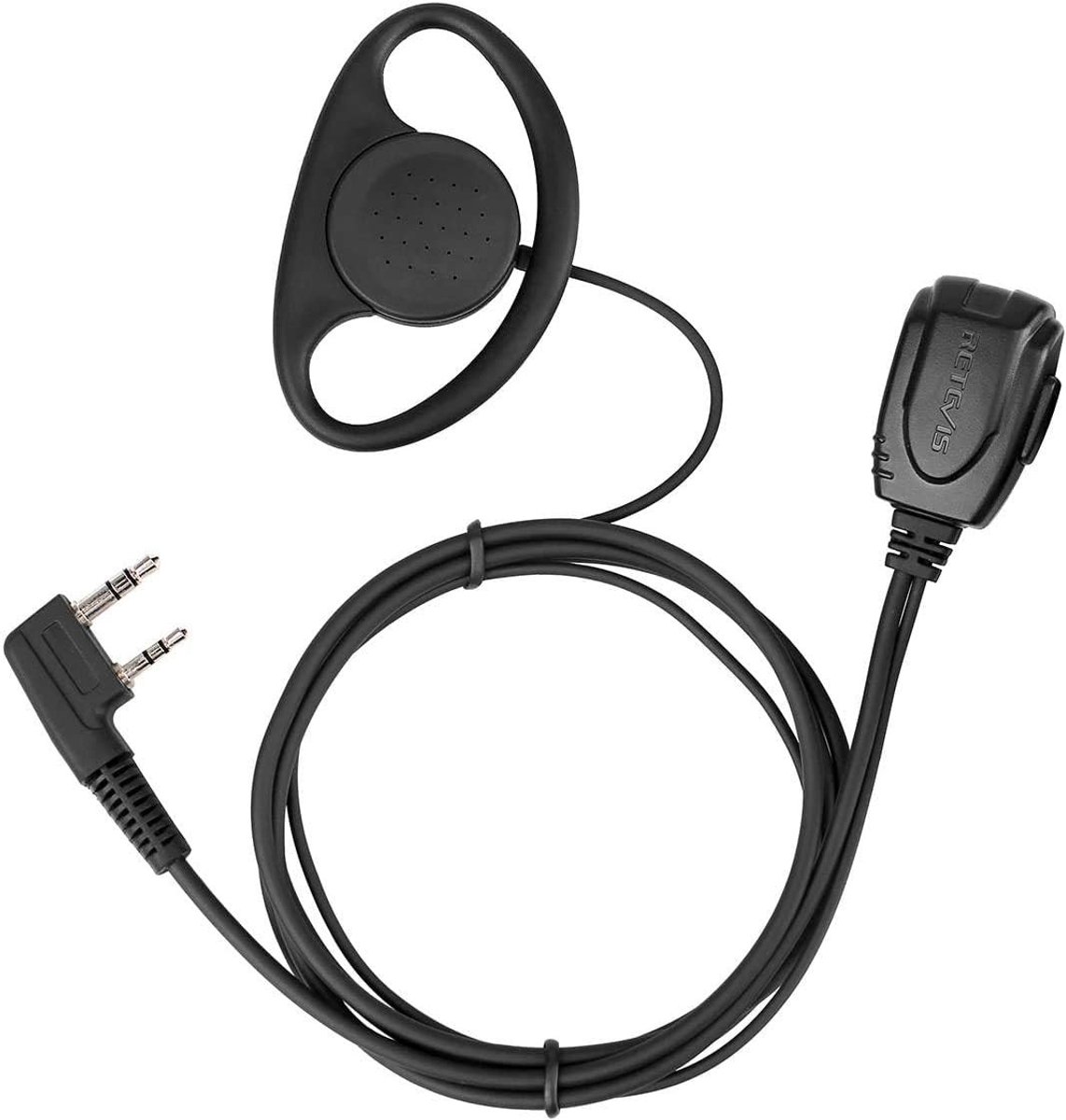 Walkie Talkie Headset 2-Pins D-Shape Oordopjes voor RT21 RT27 RT24 RT22 en Baofeng BF-88E BF-888S, Ideaal voor Communicatie en Outdoor Activiteiten (1 Stuk)