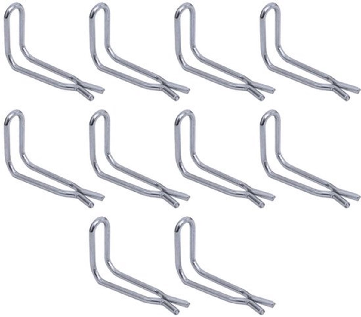 Allecto - Veerklemmen - 10x Roestvrijstalen Veerklemmen voor Karcher
