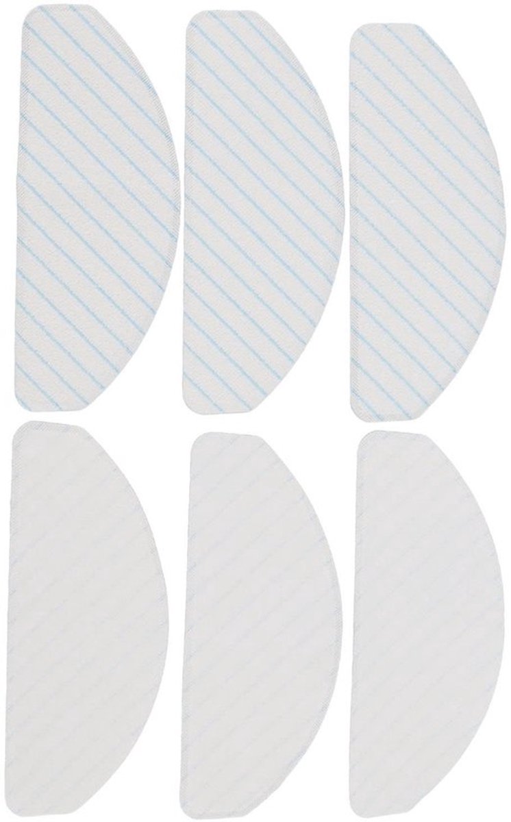 Dailygoods- Mopdoek 6 Stuks - Vervangende Dweilpads - Essentiële Accessoires