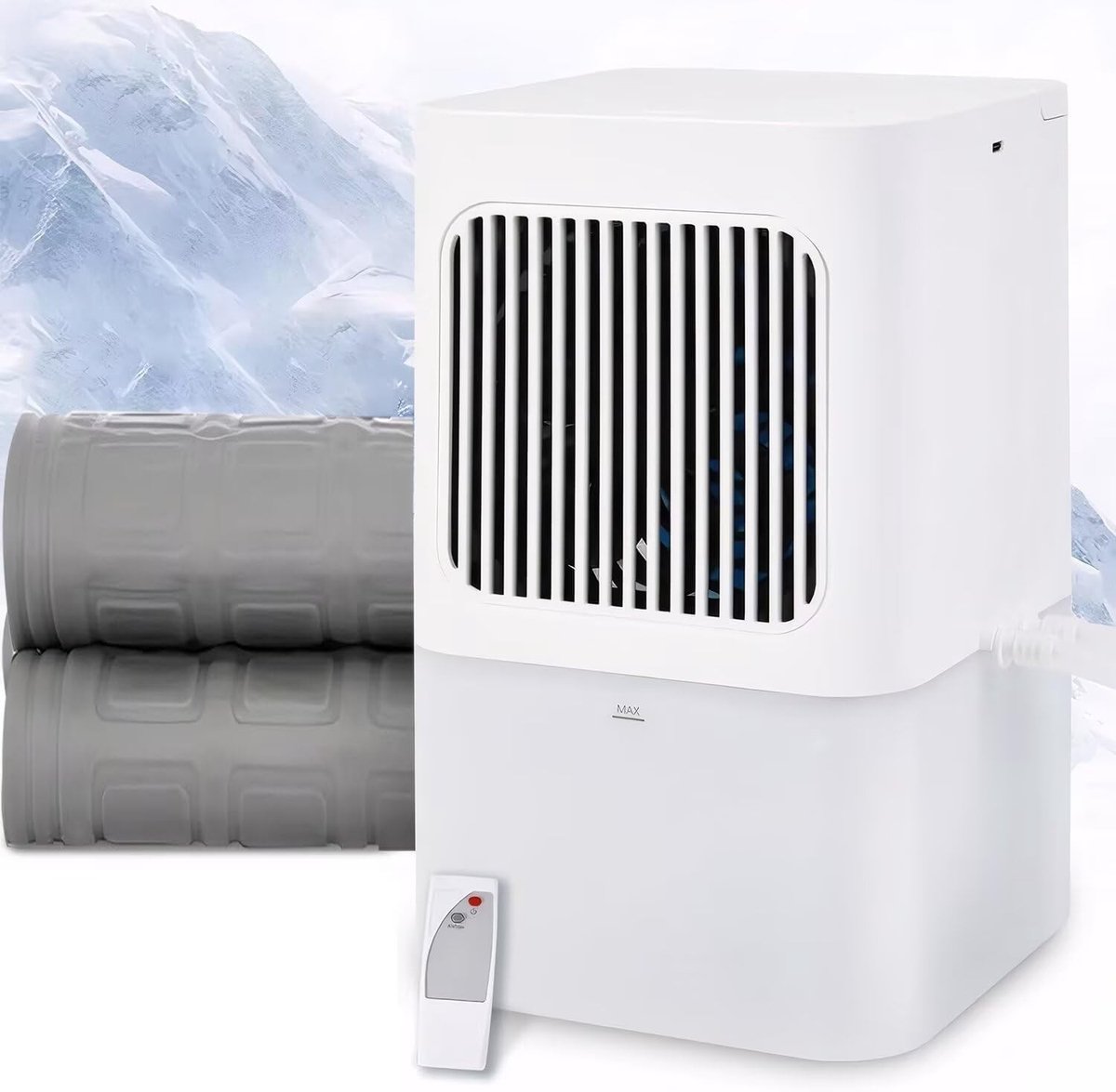 Aircooler - Wit - 160 x 142 cm - Watergekoeld Matras Pad met Afstandsbediening - Voor Warm Slaapcomfort