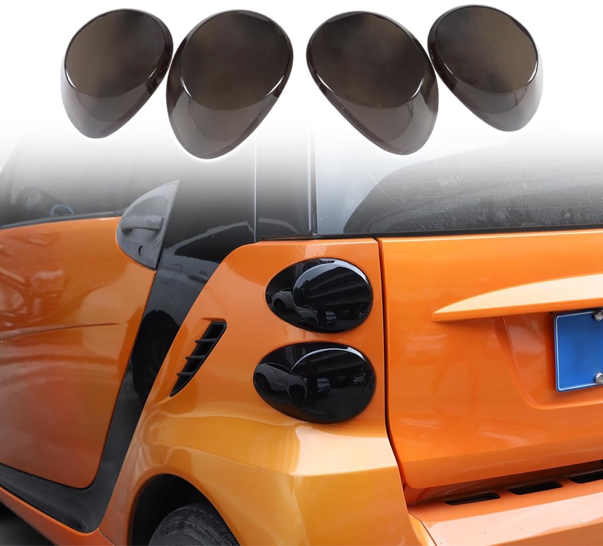 Elzusha - Achterlichtlens kit - Geschikt voor Benz Smart 2009-2015