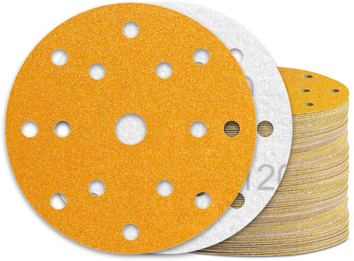 Elzusha - Schuurpapier set - 60 stuks - 150 mm - Grit 120