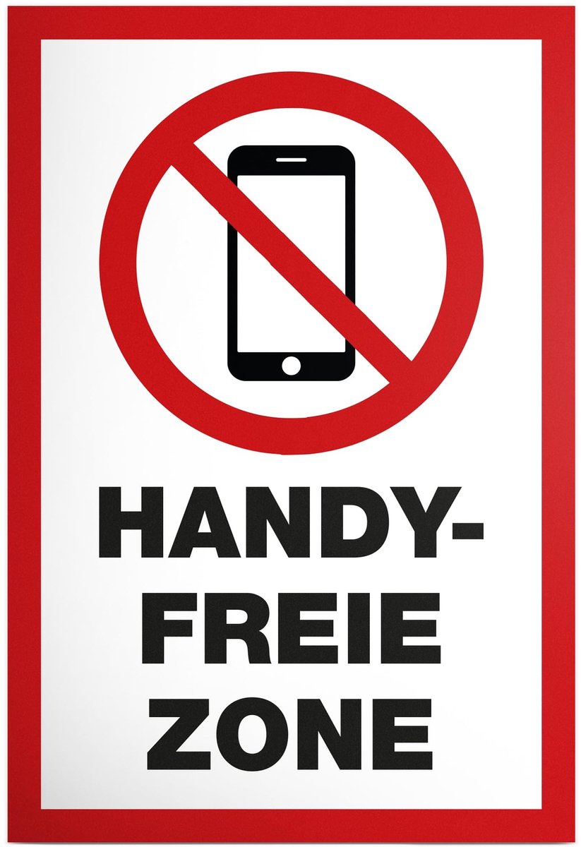 Elzusha - Mobiele Telefoon Vrije Zone - Waarschuwingsbord