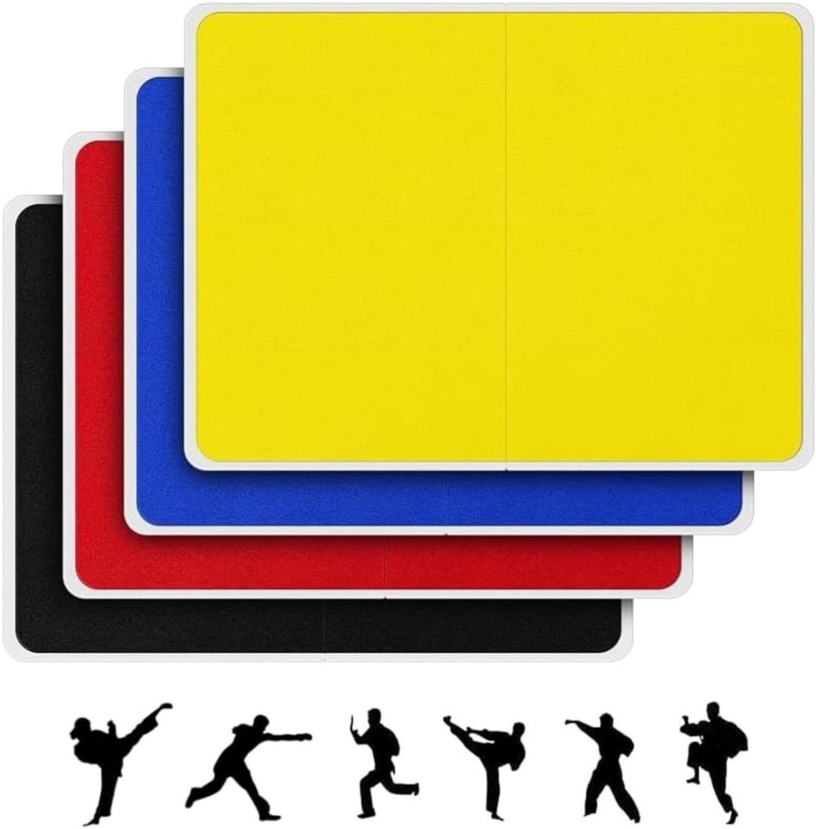Breekplanken voor Martial Arts, Ideaal voor Taekwondo en Karate, Geschikt voor Kinderen en Volwassenen, 4 Stuks, Duurzaam en Veilig