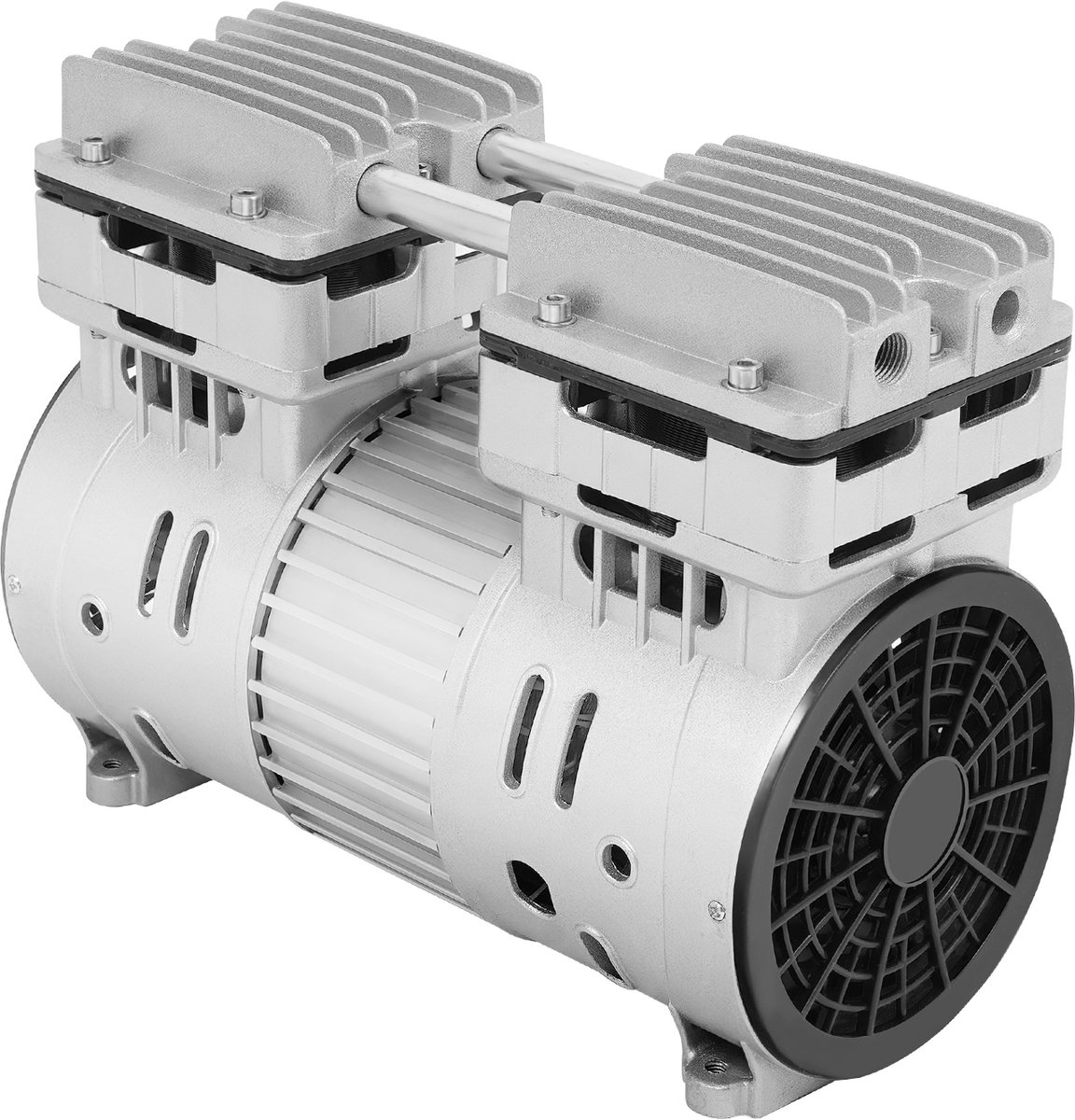 Luchtcompressor Olievrij - 750 W Vermogen - 8 Bar Max Werkdruk - Aluminium Behuizing - Voor Medische Banden Oppompen