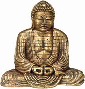 Nobby aqua deco buddha goud - 15,5 x 9,6 x 15,4 cm