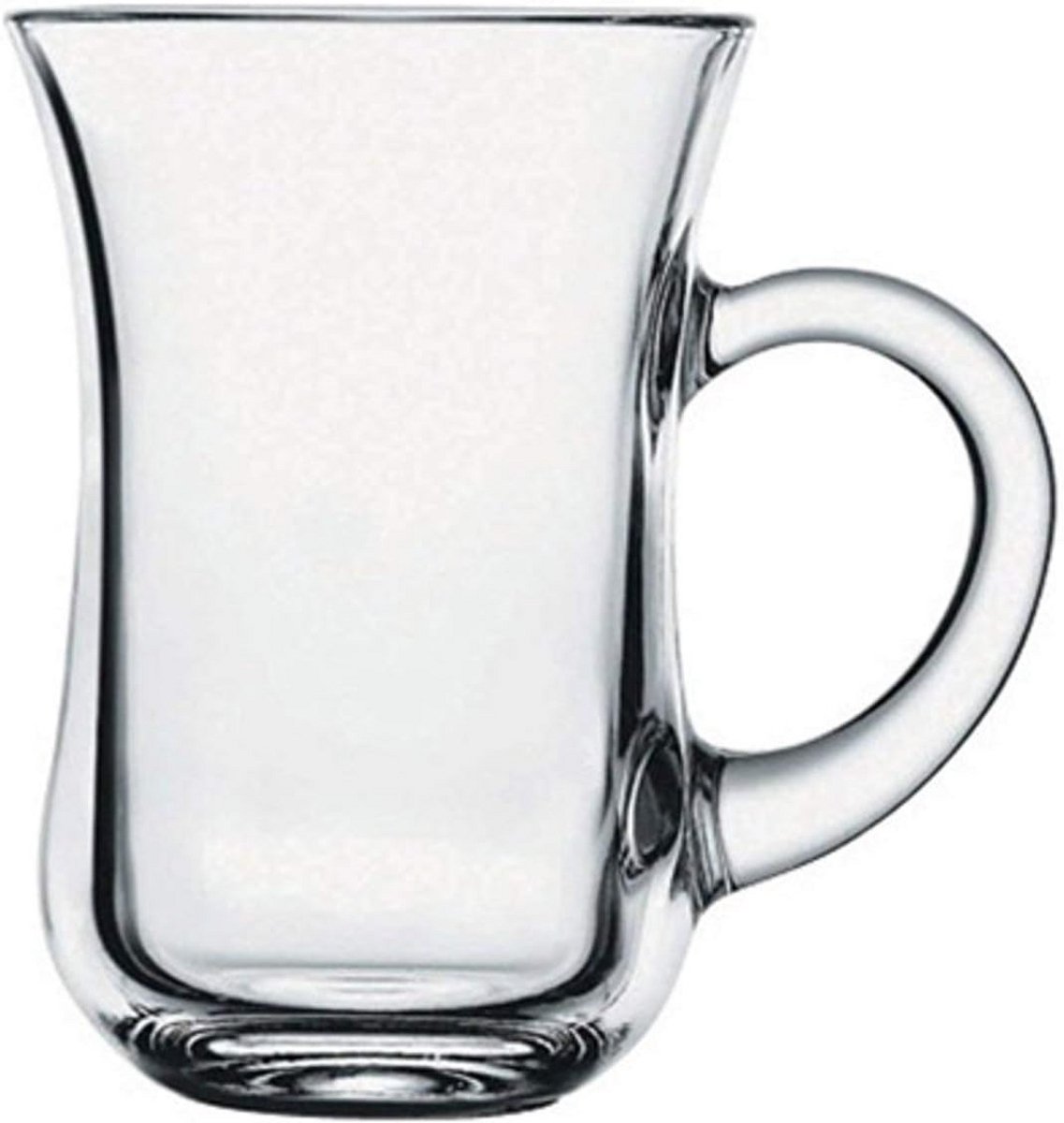 Turks Theeglas met Handvat Set van 6 Glazen
