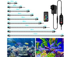 Waterdichte RGB LED duikverlichting aquarium 5,4W met timer