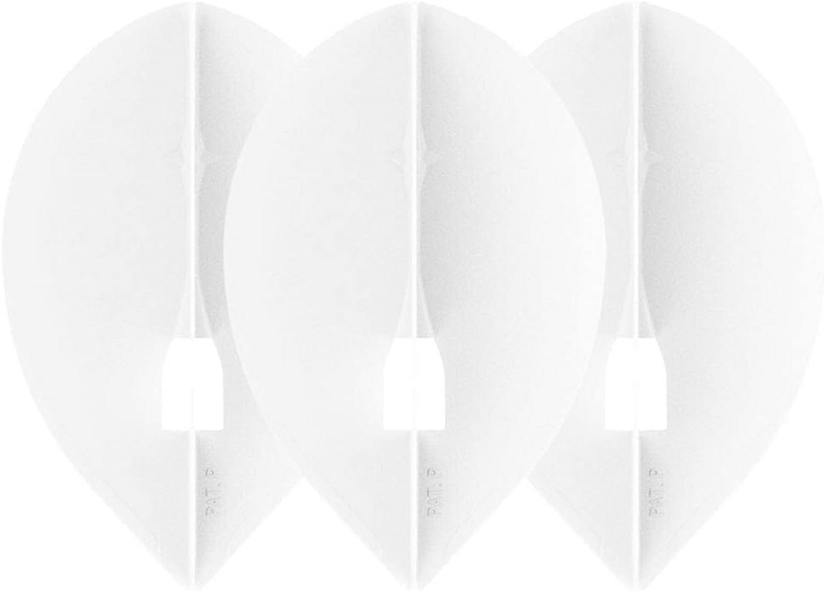 Dartpijlen Flights Teardrop Vorm Duurzaam Wit Professionele Aerodynamica