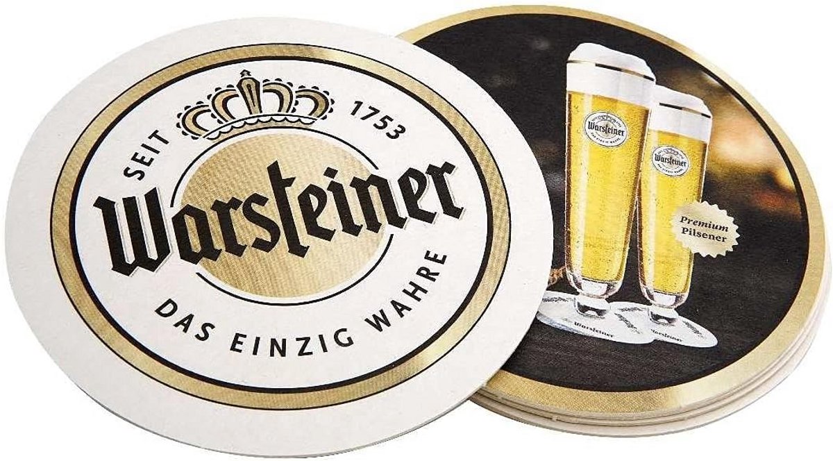 Bieronderzetters 100 stuks - Bierdeksels voor thuis of feestjes