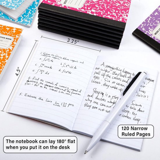 Mini Notitieboekjes Set met Pen voor Snelle Notities en Ideeën | bol