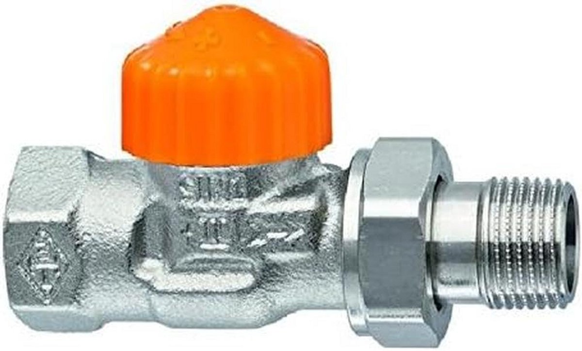 Thermostaat Onderblok Passage 1/2" met Automatische Flowregeling