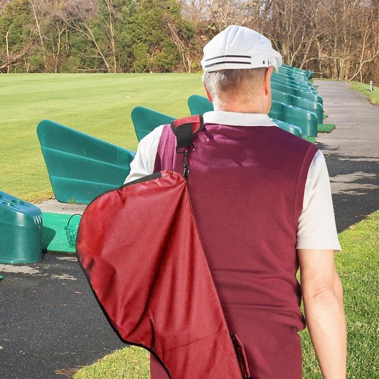 Lichte Golf Tas voor 10 Clubs - Waterdichte Weekendtas met Rits — afbeelding 2