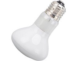 Reptiel Warmtelamp - UVA Lamp - Terrarium Verlichting - Dag en Nacht Simulatie - 100W - Wit