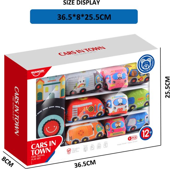 Peluches speelgoed avec tapis de jeu - 10 pièces - speelgoed 1 an - speelgoed 2 ans - speelgoed 3 ans