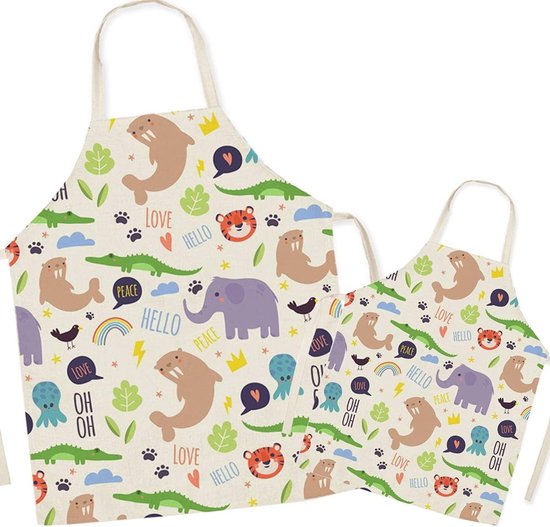 Kerstschort, vlekbestendig schort voor de keuken, 75*65 cm, stijl 3 Kerstschort, vlekbestendig schort voor de keuken, 75*65 cm, stijl 3