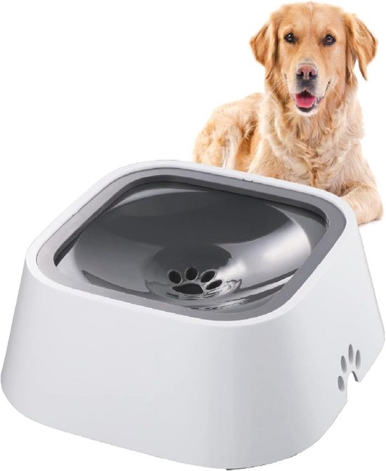 Feedoo 3,8 Liter Roestvrijstalen Waterbak Voor Honden – Dubbelwandig Geïsoleerd, Spatwaterdicht, Antislip, Vaatwasserbestendig