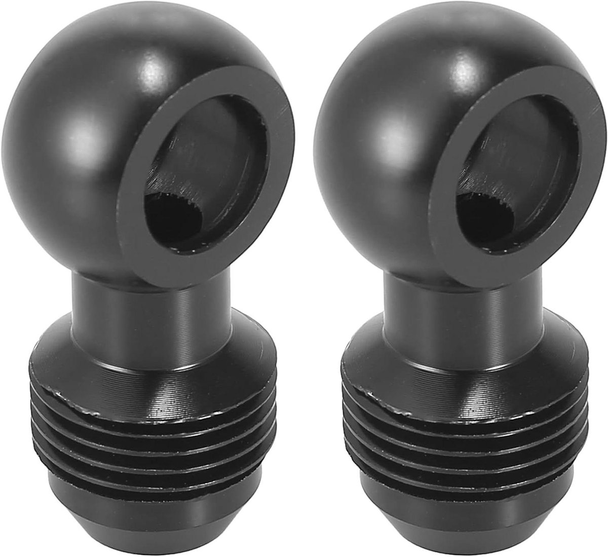E-Ambar - Set van 2 stuks brandstof banjo aansluitingen 12 mm diameter 8AN adapter connector voor auto 3/4-16 schroefdraad