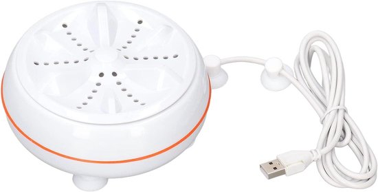 Draagbare Wasmachine, 27W Mini-wasmachine Zelf Uitschakelende Turbinewasmachine Kledingwasmachines Mini-kledingwasmachine voor Sokken Ondergoed T-shirt Stropdassen