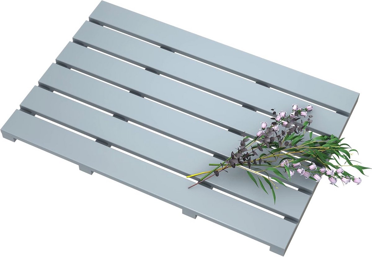 Luxe bamboe houten badmat - Antislip en waterdicht voor binnen en buiten
