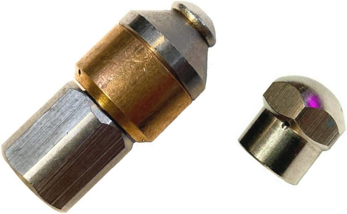Pijpreinigingssproeiers 2 stuks voor buisreiniging met 1/8 inch aansluiting