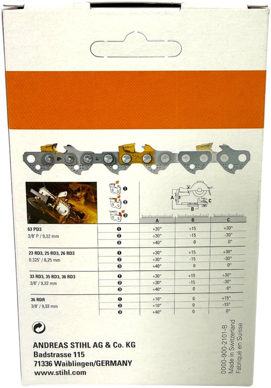 36120000050 Picco Duro Hartmetallkette 50 GL 35cm van Merkloos	 — afbeelding 2