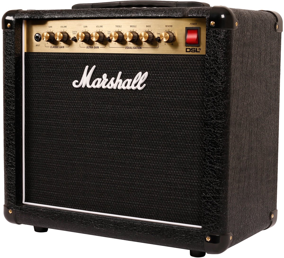 Marshall DSL5CR 2-Channel Valve Combo 5W (Black) - Buizenversterker