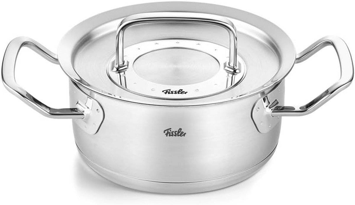 RVS Casserole Pan 16 cm - Inductie Geschikt