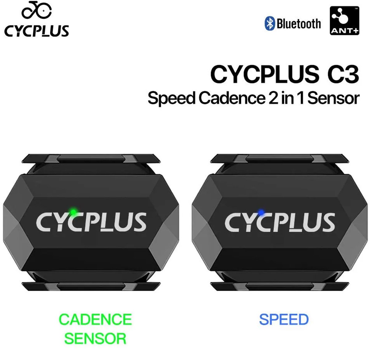 ANT+ Cadans & Snelheidssensor Bluetooth IP67 Garmin Zwift thumbnail 5