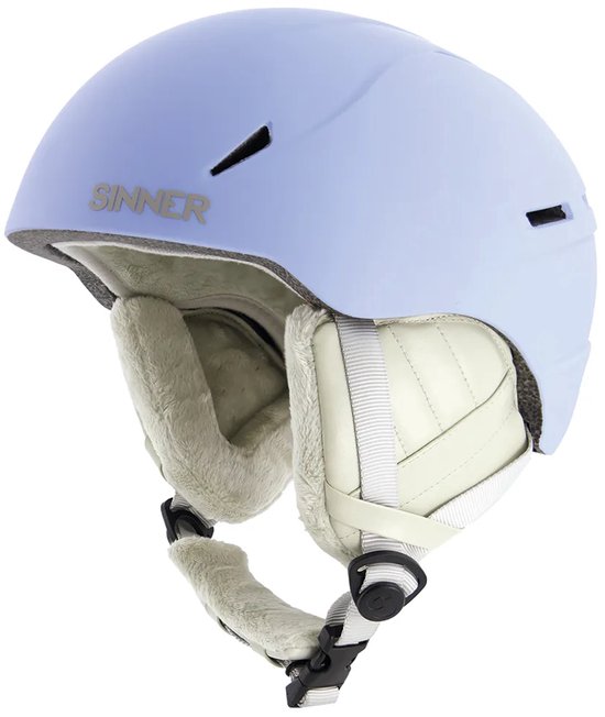 SINNER - CREST Unisex Skihelm - MATTE LIGHT BLUE - Maat S