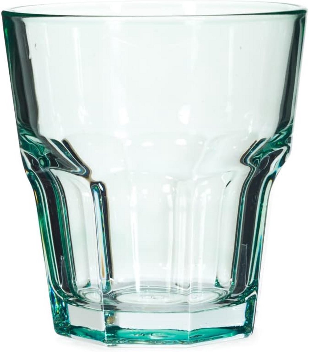 Set van 4 glazen van gerecycled glas - 26,5 cl