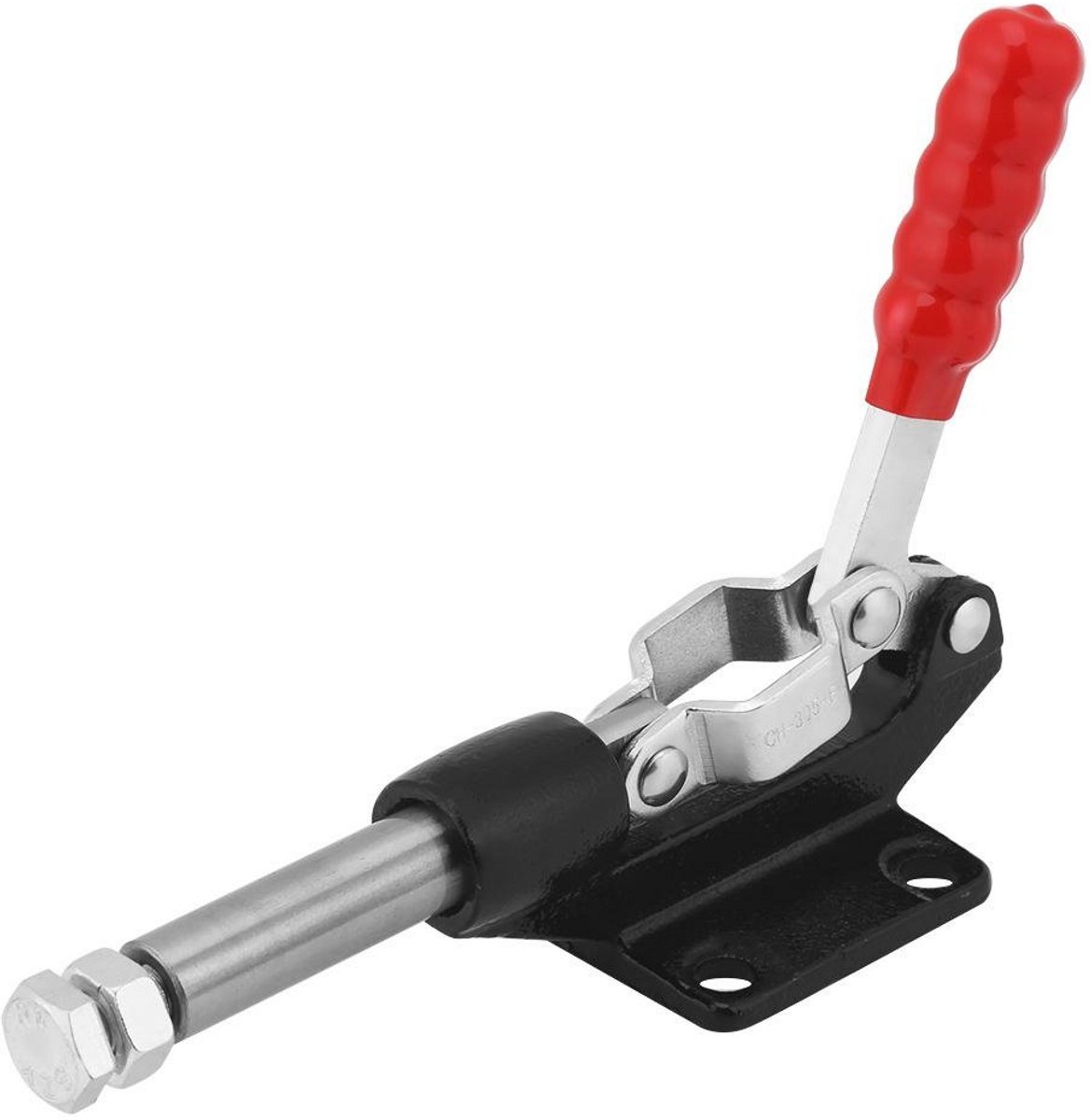 Snelspanner met 386 kg capaciteit en 42 mm zuiger - Compacte push-pull klem met flensbasis