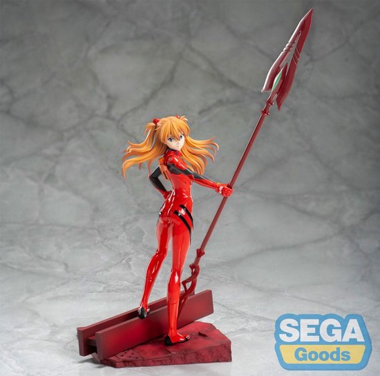 SEGA Evangelion: 3.0+1.0 Thrice Upon a Time Luminasta PVC Statue Asuka Shikinami Langley x Spear of Longinus 20 cm Beeld