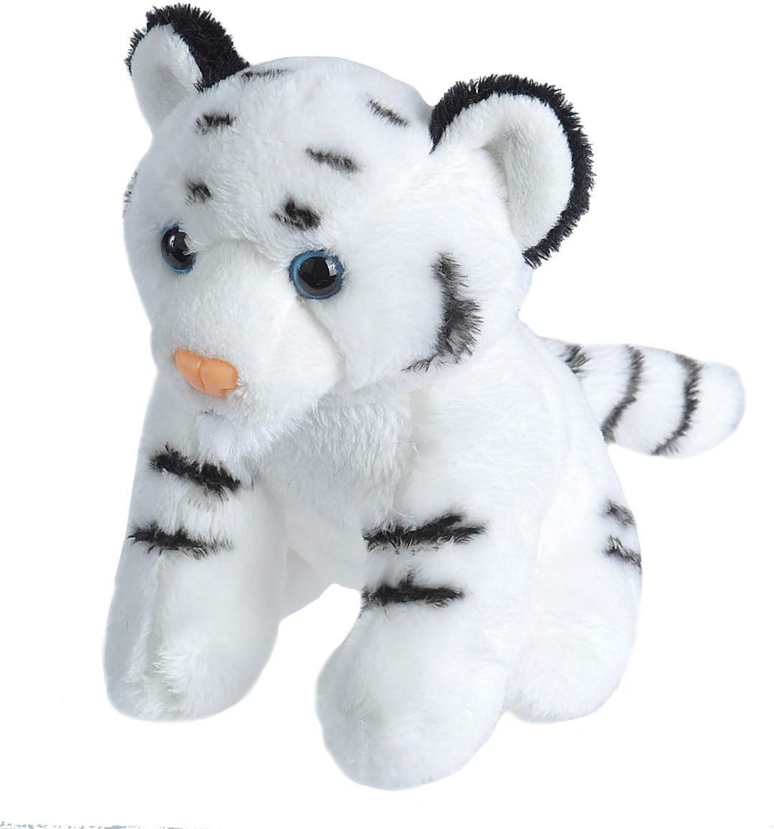 Pluche Witte Tijger Knuffeldiertje 15 cm Zacht Speelgoed