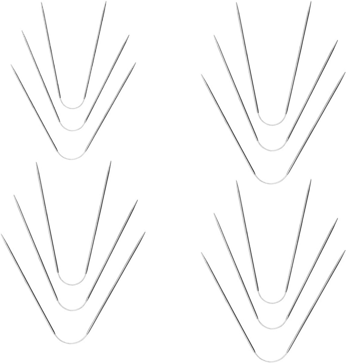 Set van 12 sokspectrale breipennen 2 mm, 2,5 mm, 3 mm, 4 mm