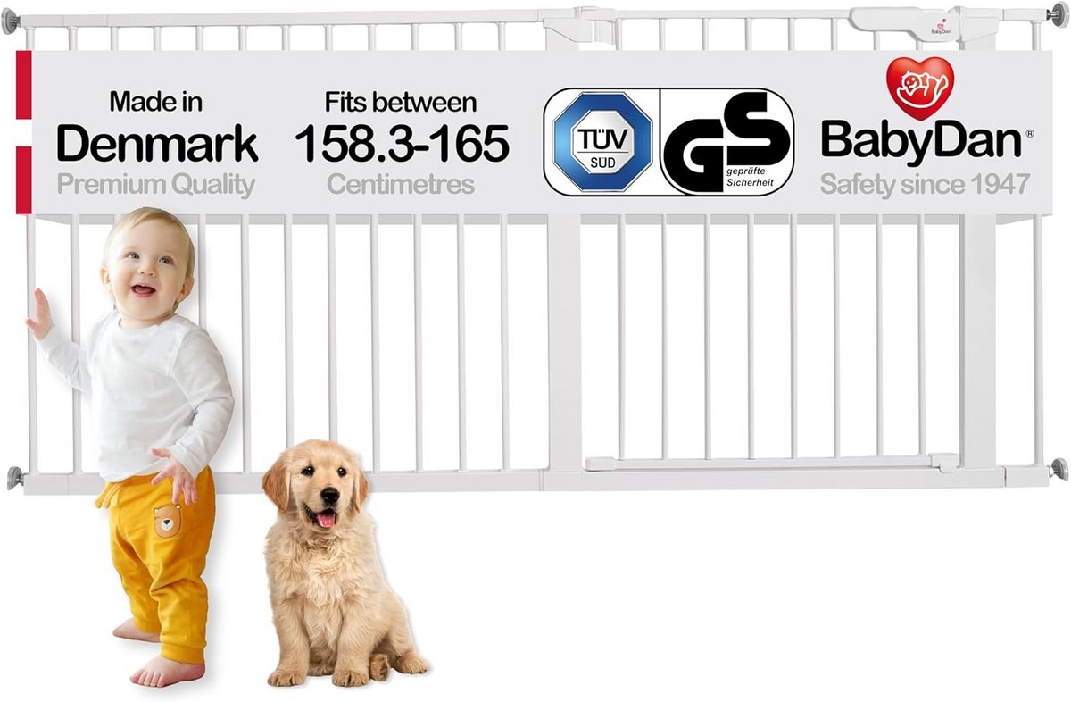 Extra Breed Traphek voor Brede Doorgangen en Trappen - Drukbevestiging