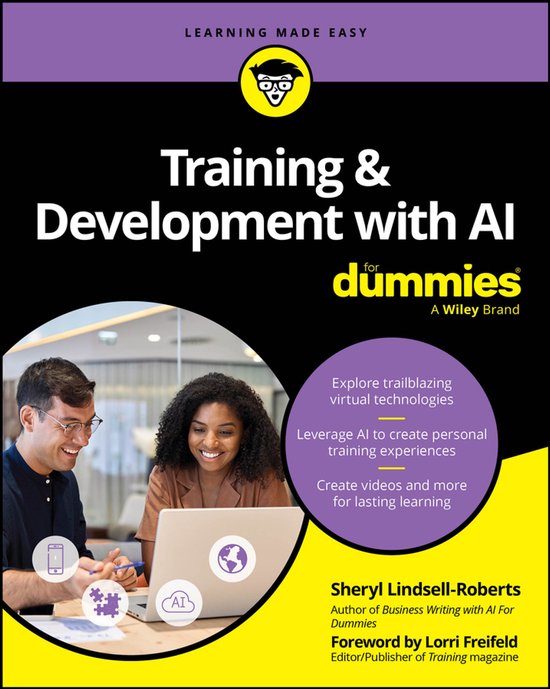 Training & Development with AI For Dummies - cover