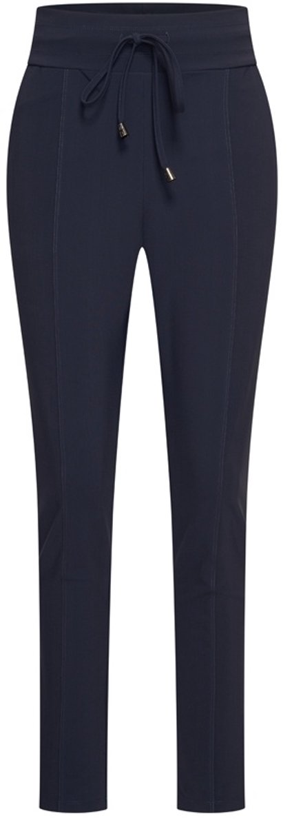 MI PIACE - Bonded Travel Broek Skinny 202632 Dark Blue - Maat : XXL