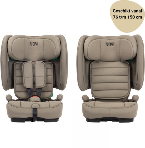 Novi Baby Morris I-Size Autostoel - Dark Taupe - Inclusief Draagtas van Novi Baby® — afbeelding 5