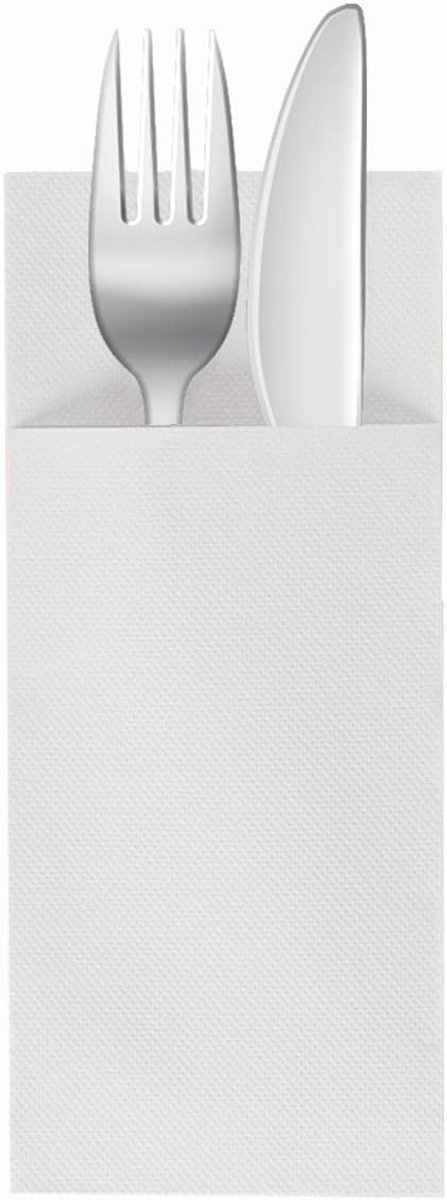 Papieren servetten 32 x 38 cm - zacht en sterk - wit