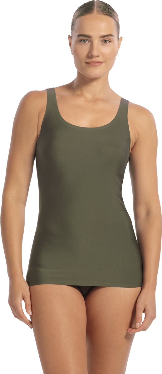 Ten Cate Secrets singlet 2-way forest mist voor Dames | Maat S