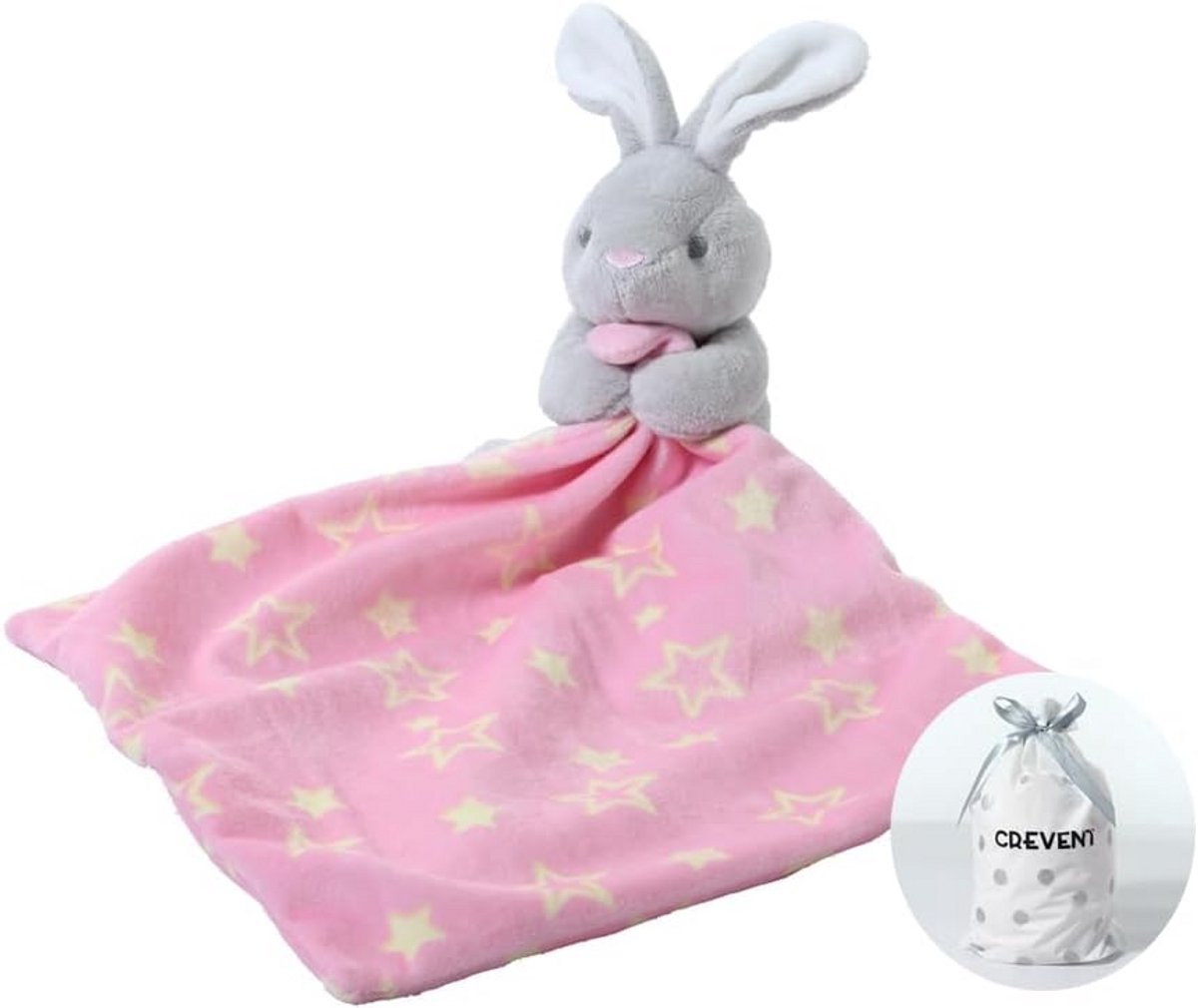 Zachte Pluche Babydeken met Knuffel - Perfecte Tandenknuppel voor Pasgeborenen