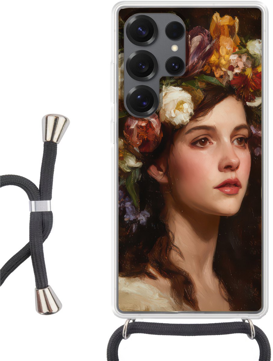 Portret - Vrouw - Bloemen