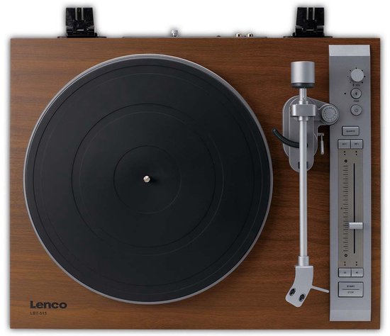 Lenco Platenspeler met Bluetooth - Direct drive - Ortofon 2M Blue cartridge - LBT-515WD - Hout — afbeelding 2